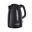Russell Hobbs Textures Jug Kettle Plastic 3000 W 1.7 Litres - Black