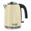 Russell Hobbs Colour Plus Kettle 3000 W, 1.7 L - Cream