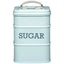 KitchenCraft Living Nostalgia Metal Sugar Canister - Vintage Blue