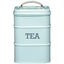 KitchenCraft Living Nostalgia Metal Tea Caddy - Vintage Blue