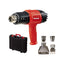Einhell TE-HA 2000 E Hot Air Heat Gun 2000 W With Extensive Accessory Nozzles & Case - Red