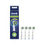 Oral-B CrossAction Electric Rechargeable Toothbrush Replacement Refills Heads With CleanMaximiser Technology (4 Pack) - White