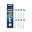 Oral B CrossAction Electric Rechargeable Toothbrush Replacement Refills Heads With CleanMaximiser Technology (8 Pack) - White