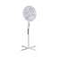 Pedestal Fan Oscillating 16 Inch With 3 Speed Settings 40 W - White