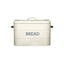KitchenCraft Living Nostalgia Large Metal Bread Bin, 34 x 21.5 x 25 cm In Cream