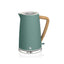 Swan Nordic Rapid Boil Jug Kettle Stainless Steel 3000 W 1.7 Litre - Pine Green