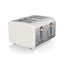 Swan Nordic 4 Slice Toaster Stainless Steel 1500 W - Cotton White