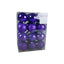 Premier Shatterproof Christmas Tree Baubles Balls 60mm Set of 24 - Purple
