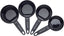 KitchenCraft Nesting Magnetic Set of 4 Measuring Cups - Black