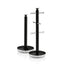 Swan Retro Towel Pole And Mug Tree Set Chrome Stainless Steel - Black