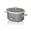 Swan Retro Slow Cooker Stainless Steel 200 W 3.5 Litre - Grey