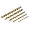 Sealey Left Hand Spiral Drill Bit Set - 5 Pieces