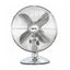 Igenix 12 Inch Retro Portable Desk Fan Whisper Quiet Operation Oscillating Head 3 Speed Settings 40 W - Chrome