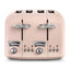Delonghi Argento Flora 4 Slice Toaster Stainless Steel 1600 W - Pink