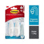 3M Command Bathroom Designer Hooks Medium 2 Hooks And 4 Medium Strips 1.3 kg Holding Power - White
