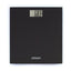 Omron Digital Bathroom Scales With KG ST And LB Measurement 150kg Weight Capacity - Midnight Black