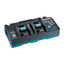 Makita 191N14-5 40V Max Li-ion XGT Twin Port Charger - Black