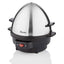 Swan Egg Boiler And Poacher Boils Hard Medium Soft 7 Eggs or Poaches 3 - Silver/Black