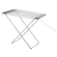 Daewoo Heated Clothes Airer Foldable 120W 10KG Load Energy Efficient Drying Rack - Silver