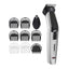BaByliss Men 10-In-1 Titanium Multi Trimmer Face And Body Grooming Kit With Nose Trimmer Head - Silver/Black