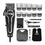 Wahl Elite Pro Hair Clipper Kit Home Hair Cutting 10 Premium Cutting Combs Attachments And Storage Case - Black/Silver