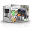 Daewoo Digital Double Drawer Air Fryer Family Sized XL 4.5 Litre Draws 1400W 9 Litres - Black/Silver