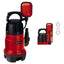 Einhell GC-DP 7835 Dirt Water Pump Submersible Pump 780W 15700 L/H - Red