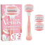 Gillette Venus Comfortglide Spa Breeze Women's Razor Plus 3 2-In-1 Razor Blade Refills With Shaving Gel Bars Set