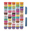 Play-Doh Ultimate Color Collection 65 Pack of Assorted Modeling Compounds - Multicolour