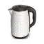 Infapower Diamond Design Cordless Kettle 360 Degree 1800W 2.5 Litres - White