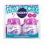 Ecozone Forever Flush 2000 Purple Toilet Block Cleans With Every Flush Twin Pack