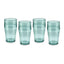 Tower Coast & Country Fresco Reusable Plastic Beer Glass Set of 4 - Green/Turquoise