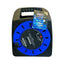 Daewoo 4 Way UK 3 Pin Plug 13 Amp Extension Reel With 25 Metre Heavy Duty Winding Cable - Blue/Black