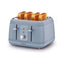 Kenwood Dawn 4 Slice Toaster With 5 Browning Settings 1800W - Stone Blue