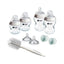 Tommee Tippee Closer To Nature Natural Start Newborn Starter Set Anti-Colic Baby Bottles 2 x 150ml & 2 x 260ml - Mixed Colour