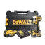 Dewalt 18V XR Brushless Impact Driver 2 x 5.0Ah Batteries & Charger In TSTAK Kit Box - Black & Yellow