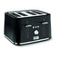 Tefal Loft Quintessentially British 4 Slice Toaster Plastic 1700 W - Noir Black