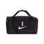 Nike Academy Team Football Duffel Bag Small 41 Litre Capacity 55cm x 32cm x 8cm - Black
