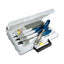 Stanley 5002 Series 6,12,18,25mm Wood Chisel Set With Sharpening Stone And Oil - Multicolour