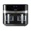 Tower Vortx Vizion Dual Basket Digital Air Fryer With Pre-Set Programmes 2600W 9 Litres - Black