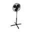 Igenix 16 Inch Pedestal Fan Oscillation Function Adjustable Tilt Angle Height 3 Speed Settings 40 W - Black