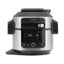 Ninja Foodi 11-In-1 Smart Lid Multi Cooker & Air Fryer With 11 Cooking Functions Stainless Steel 1460W 6 Litres - Black/Silver
