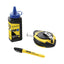 Stanley Fatmax Chalk Line & Blue Builders Chalk 30M - Black/Yellow