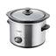 Judge Electricals Slow Cooker With Removable Ceramic Pot Stainless Steel 120W 1.5 Litres - Silver