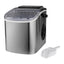 Daewoo Portable Ice Maker 12kg 9 Bullet Cubes In 6 Minutes 2 Size Options 130W - Silver