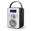 i-box Tune Portable DAB/DAB+/FM Radio 10 Hours Playback Rechargeable Bluetooth Stereo Speakers - Black