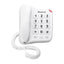 Binatone Big Button 110 Corded Phone Hearing Aid Compatible Redial Button - White