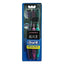 Oral-B Allrounder Manual Toothbrushes Pack of 3 - Black