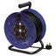 Philex 4-Way Extension Reel Heavy Duty 13A 50 Metre - Black & Blue