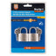 Blue Spot Tools 40mm Satin Finish Keyed Alike Padlocks 2 Piece